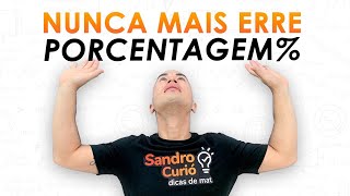 Fácil e Rápido  APRENDA PORCENTAGEM EM 8 MINUTOS [upl. by Eitsyrhc968]