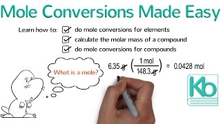 Mole Conversions Made Easy How to Convert Between Grams and Moles [upl. by Halet]