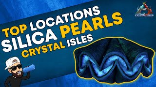 Ark Crystal Isles  Top 4 Silica Pearl Locations  Resource Guide [upl. by Thomas571]