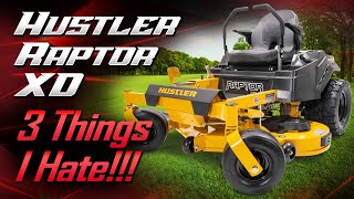 3 THINGS I HATE  Hustler Raptor XD Review  Overview [upl. by Amak717]