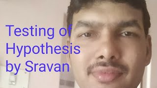 Testing of Hypothesis lecture1Telugu null hypothesis alternative hypothesis types of errors [upl. by Ahsii230]