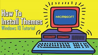 How to Install New Desktop Themes on Windows 10 Bonus Favorite Themes [upl. by Lletnohs]