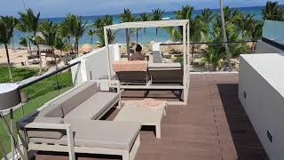 Excellence Club Beachfront Honeymoon TwoStory Rooftop Terrace Suite with Plunge Pool January 2021 [upl. by Ardek]