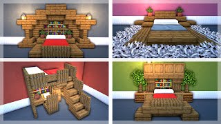 10 AWESOME Bed Designs for Your Minecraft Bedroom [upl. by Asiil668]