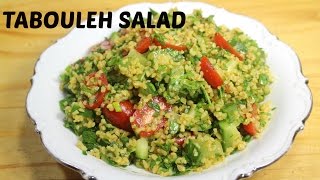 Bulgur wheat SaladTABOULEH Watchmecook [upl. by Ivonne]