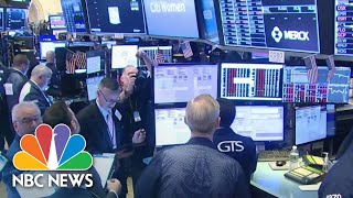 Stock Trading Halted After Markets Plunge At Market Open  NBC News [upl. by Godding]