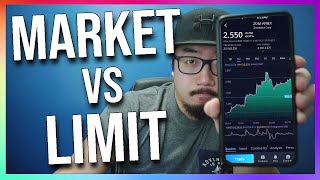 Market Order vs Limit Order EXPLAINED investing for beginners [upl. by Adnolrehs]