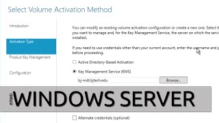 How To Setup KMS Key Management Server For Activating Windows 10 [upl. by Berthoud782]