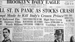 24th October 1929 Wall Street Crash begins on Black Thursday [upl. by Xela]