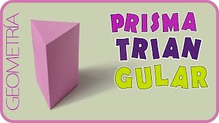 Como hacer un prisma triangular  Triangular prism [upl. by Simons276]