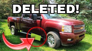 How to Remove a DEF Tank on a Duramax LML EASY [upl. by Stilu409]