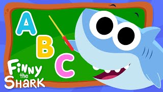 The Alphabet Song  Learn The ABCs  Finny The Shark [upl. by Binky866]