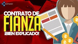 Contrato de FIANZA bien explicado HD [upl. by Yznyl]