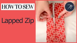 How to Insert a Lapped Zipper [upl. by Oisor832]