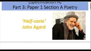 Analysis of Halfcaste by John Agard [upl. by Leduar]