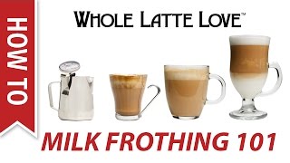 Milk Frothing for Beginners [upl. by Zobe]