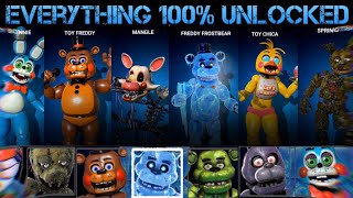 GUIDE How to Unlock EVERY PLUSH SUIT amp CPU In FNaF AR Special Delivery [upl. by Yllim]