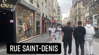 Walk in Paris 2021Amazing Rue SaintDenis [upl. by Trotta]