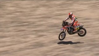 Paulo Gonçalves  Crash  Dakar 216 ᴴᴰ [upl. by Carrie]