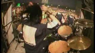 Joey Jordison 1 playing Eyeless live [upl. by Blackstock]