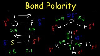 Bond Polarity Electronegativity and Dipole Moment  Chemistry Practice Problems [upl. by Hawger440]