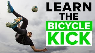 BICYCLE KICK TUTORIAL  Master these football skills [upl. by Sweatt824]