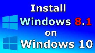 How to install Windows 81 on Windows 10 in a VM Easy step by step guide [upl. by Gotthard]