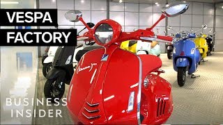 How Vespa Scooters Are Made  The Making Of [upl. by Onibag]