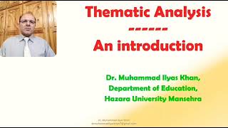 Thematic Analysis An Introduction [upl. by Herrera]