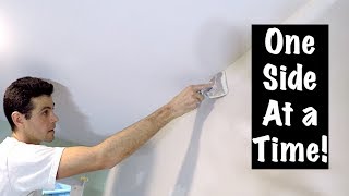 HOW TO COAT INSIDE CORNERS BY HAND drywall [upl. by Ninazan830]