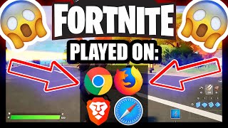 HOW I PLAYED FORTNITE ON BROWSER no clickbait 2021 [upl. by Dotson]