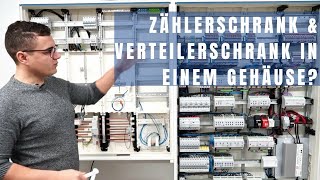 Zählerschrank amp Verteilerschrank im KNX Smarthome Wärmepumpe PVAnlage Schaltschrank Aufbau MDT [upl. by Holladay]