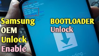 How to Fix Hide OEM Unlock  Samsung Bootloader Unlock  OEM Unlock Enable  Devoloper Option Enable [upl. by Llibyc622]