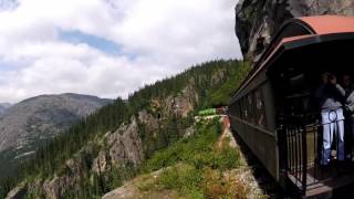 Skagway Alaska White Pass and Yukon Route Train Tour [upl. by Nnagem297]