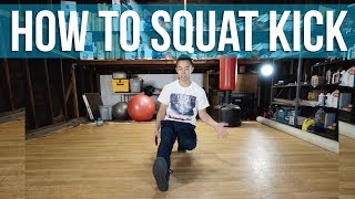 How To Squat Kick  Kazotsky Kick [upl. by Eilarol]