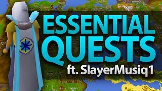 Essential Quests in OSRS ft SlayerMusiq1 [upl. by Lemieux]