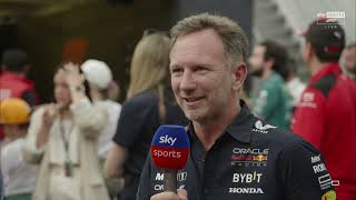 Christian Horner Reflects on an Unforgettable Azerbaijan Grand Prix  F1 PostRace Interview [upl. by Aneleh443]