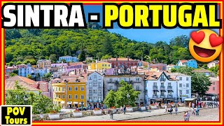 SINTRA Portugal 😍A RealLife Fairytale Town Near Lisbon Walking Tour 4K [upl. by Esinev]