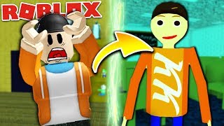 TRANSFORMED INTO BALDI  Roblox Baldi RP [upl. by Sorvats]