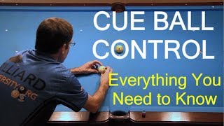 CUE BALL CONTROL  Everything You Need to Know [upl. by Giustina]