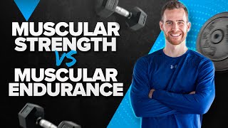 Difference Between Muscular Strength and Muscular Endurance [upl. by Huntley]