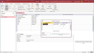 How to Create Index Automatically for a Table in MS Access  Office 365 [upl. by Atterrol]