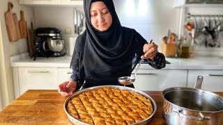 How to Make Baklava From Scratch Easy Turkish Walnut Baklava With Secrets You Cant Find [upl. by Rodolphe636]