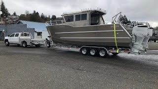 Allied Boats 30’ WildCat allwelded aluminum catamaran [upl. by Hillie]