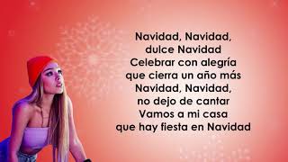 Danna Paola Morat  Dulce Navidad LetraLyrics [upl. by Gustin]