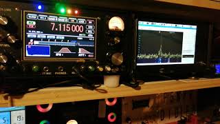 F5NPV  UBITX V5 SDR mode [upl. by Ylra839]