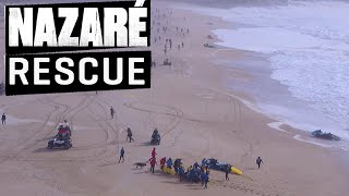 Alex Botelho Survives Jet Ski Incident at 2020 WSL Nazaré Tow Surfing Challenge [upl. by Amethyst]