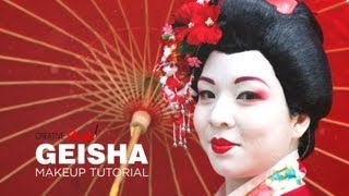 Geisha Makeup Tutorial [upl. by Jessee799]