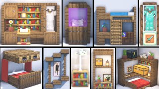 Minecraft 20 Interior Decorations Ideas and Design [upl. by Eldin]