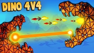 FORTS Comes ALIVE 4v4 MASSIVE Battles Forts Multiplayer Gameplay NEW Update [upl. by Yared284]